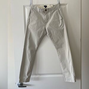 J Crew skinny flex chinos Sz 28 men’s Stone